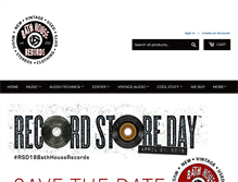 Tablet Screenshot of bathhouserecords.com